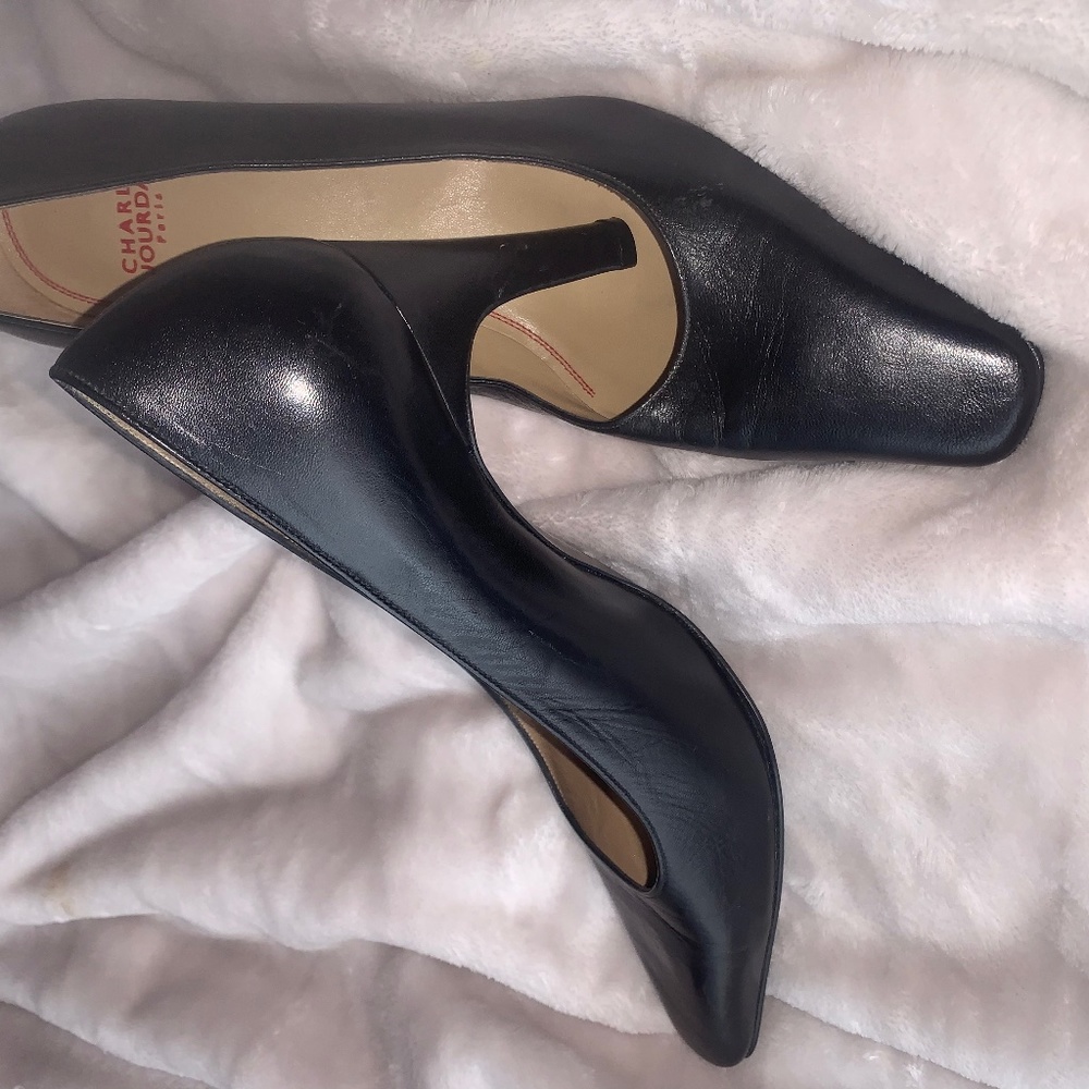 Charles jourdan Paris leather heels
